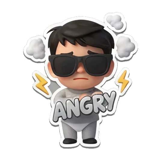 小男孩指点江山 Little Boy Daily Adventures sticker for expressive chats and social replies.