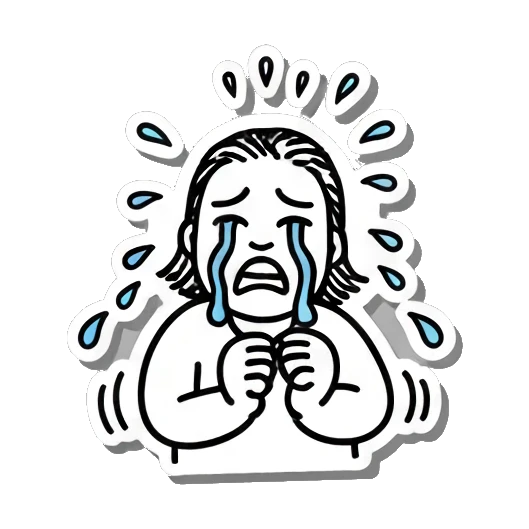 Sticker 13 from AI Sticker Pack, designed for expressive chats, social replies, and everyday reactions.