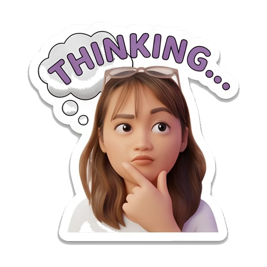 Sticker 13 from AI Sticker Pack, designed for expressive chats, social replies, and everyday reactions.