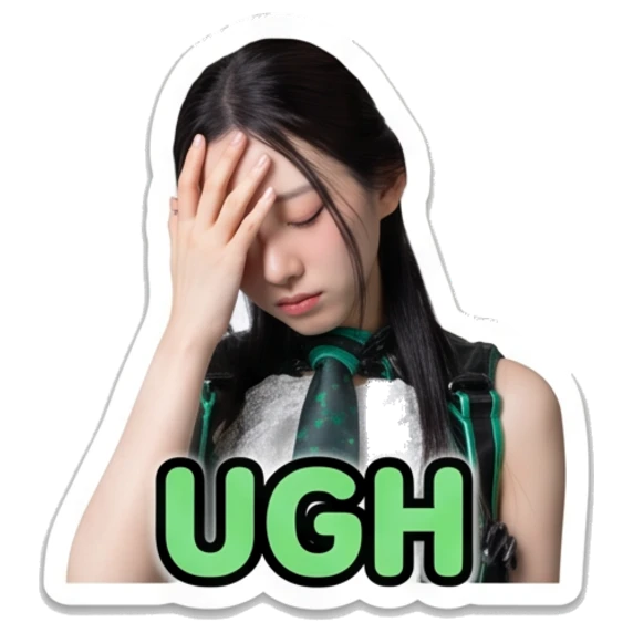 Sticker 10 from AI Sticker Pack, designed for expressive chats, social replies, and everyday reactions.
