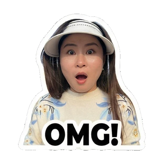 真人女士戴墨镜酷酷地说SO COOL Lively Lady's Expressive Moments sticker for expressive chats and social replies.