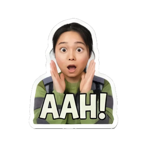 Sticker 12 from AI Sticker Pack, designed for expressive chats, social replies, and everyday reactions.