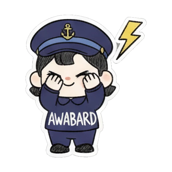 兴奋水手Let's Go Little Sailor's Daily Fun sticker for expressive chats and social replies.