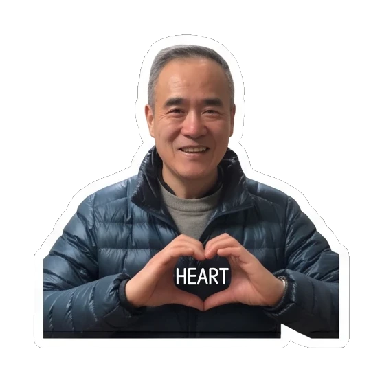 Dad laughing until crying Cheerful Dad Daily Life sticker for expressive chats and social replies.