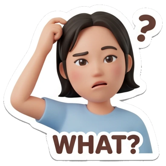 Sticker 4 from AI Sticker Pack, designed for expressive chats, social replies, and everyday reactions.