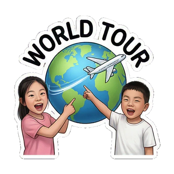 兄妹穿运动服练习舞蹈 K-pop Fan Duo Life sticker for expressive chats and social replies.