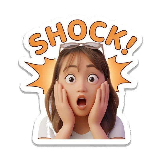 Sticker 5 from AI Sticker Pack, designed for expressive chats, social replies, and everyday reactions.