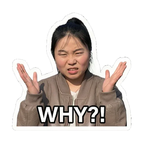 Sticker 15 from AI Sticker Pack, designed for expressive chats, social replies, and everyday reactions.