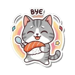 睡觉吹泡泡 Chibi Tabby's Moods sticker for expressive chats and social replies.