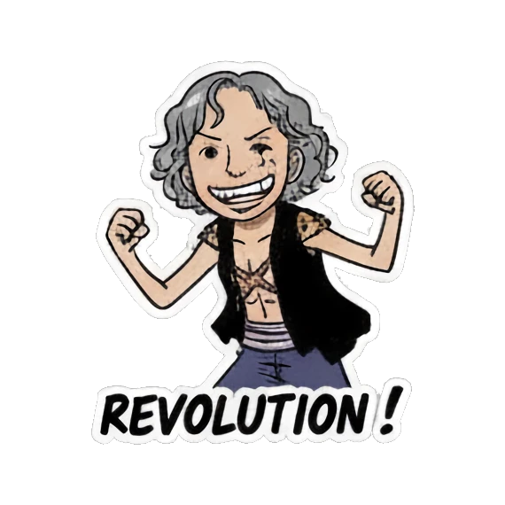 villain laughing maniacally Anime Adventure Crew sticker for expressive chats and social replies.