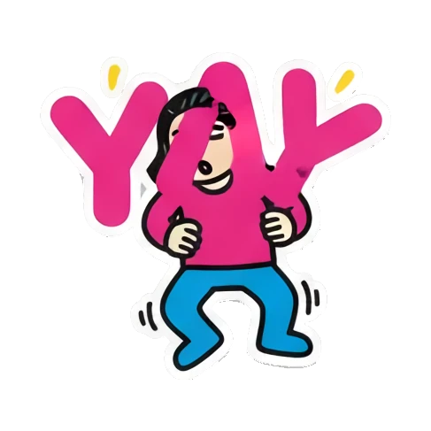 Sticker 2 from AI Sticker Pack, designed for expressive chats, social replies, and everyday reactions.