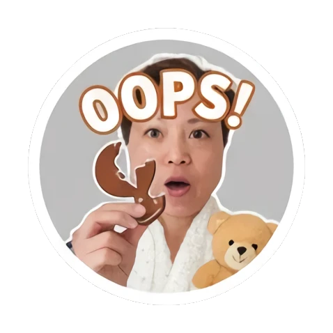 吃姜饼的阿姨 Festive Faces Fun sticker for expressive chats and social replies.