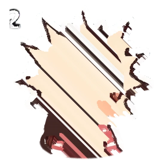 Girl looking shocked with a dramatic explosion background Cheerful Brown-Haired Girl sticker for expressive chats and social replies.