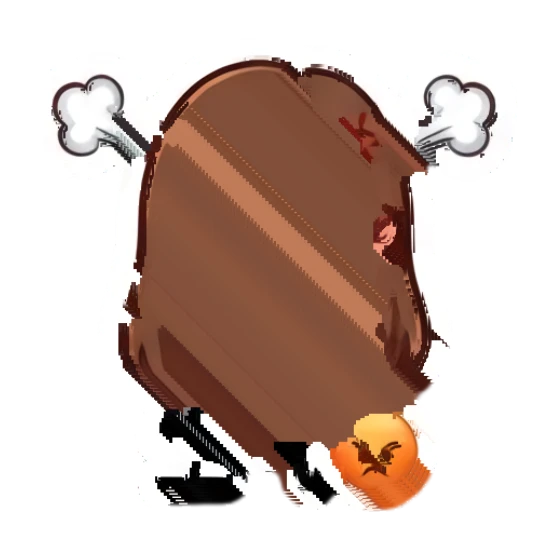 Angry girl with red face and steam Sweet Girl Daily Expressions sticker for expressive chats and social replies.