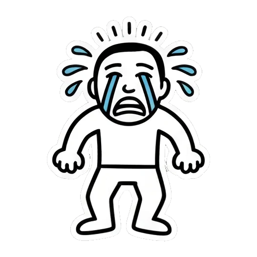 Sticker 13 from AI Sticker Pack, designed for expressive chats, social replies, and everyday reactions.