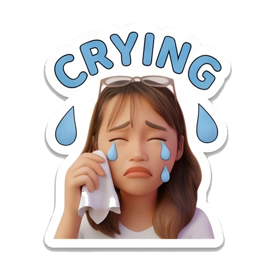 Sticker 10 from AI Sticker Pack, designed for expressive chats, social replies, and everyday reactions.