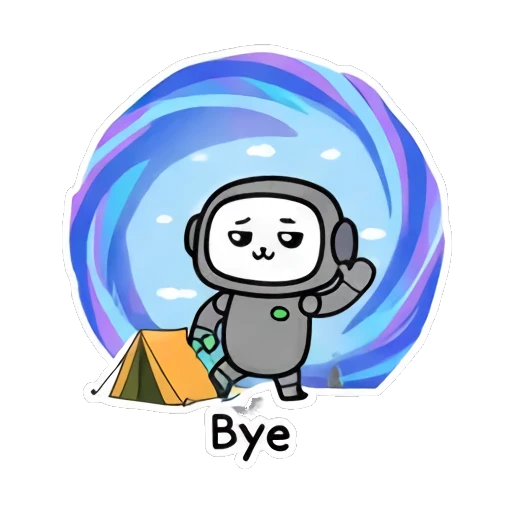 Sticker 16 from AI Sticker Pack, designed for expressive chats, social replies, and everyday reactions.