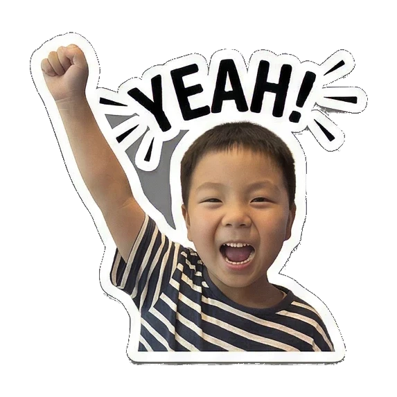 Sticker 7 from Sticker Pack 130a7058, designed for expressive chats, social replies, and everyday reactions.