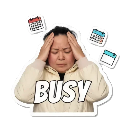 Sticker 9 from AI Sticker Pack, designed for expressive chats, social replies, and everyday reactions.