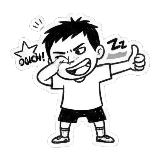 足球小子比赞 Soccer Boy's Daily Play sticker for expressive chats and social replies.