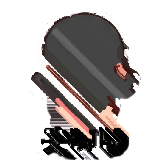 Sad girl crying with heavy tears, feeling heartbroken. Cheerful Little Girl Daily sticker for expressive chats and social replies.