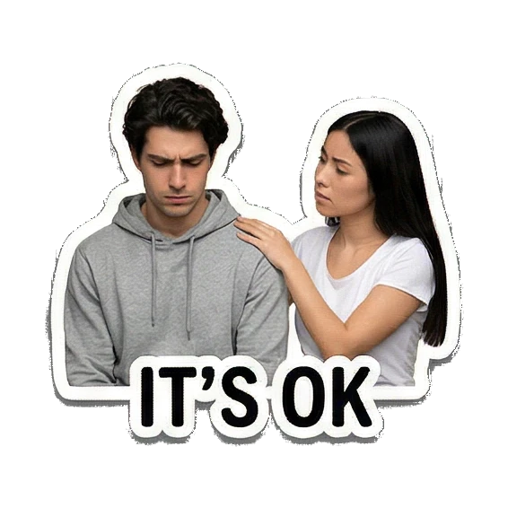 搞怪拉扯嘴角 Couple Daily Vibes sticker for expressive chats and social replies.