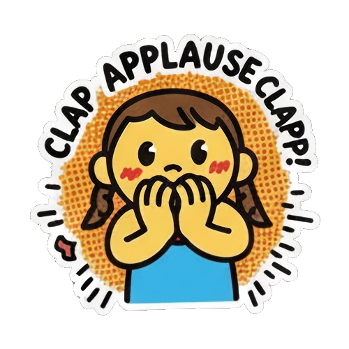 Sticker 10 from AI Sticker Pack, designed for expressive chats, social replies, and everyday reactions.
