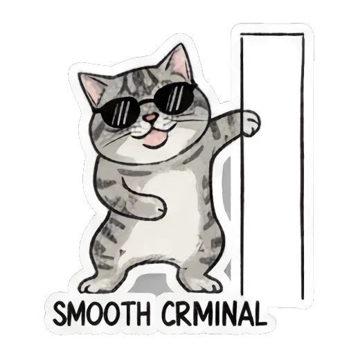 cat showing off dance moves Dancing Tabby Vibes sticker for expressive chats and social replies.