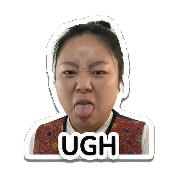 Sticker 15 from AI Sticker Pack, designed for expressive chats, social replies, and everyday reactions.