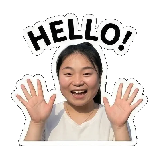 Sticker 1 from AI Sticker Pack, designed for expressive chats, social replies, and everyday reactions.