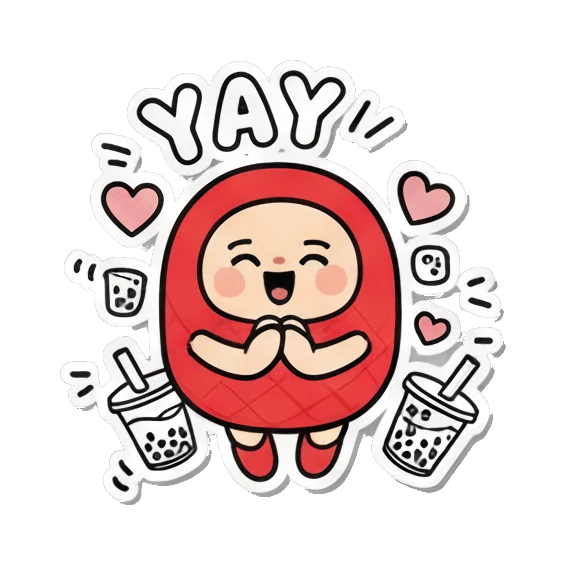 Sticker 2 from AI Sticker Pack, designed for expressive chats, social replies, and everyday reactions.
