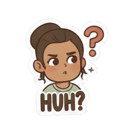 Thumbs-up girl, "Good Job!". Girl's Daily Vibes sticker for expressive chats and social replies.