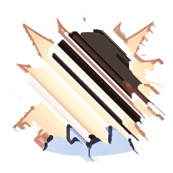 Bearded man with a shocked expression and radiating lines Cheerful Bearded Office Guy sticker for expressive chats and social replies.