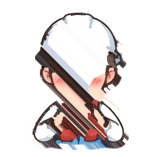 Male worker making heart shape with hands Hard Hat Heroes sticker for expressive chats and social replies.