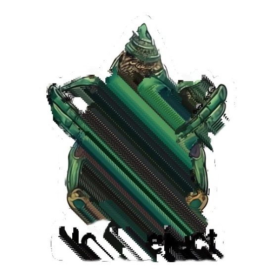 Green goblin crossing arms in a rejecting gesture Mystic Forest Goblin sticker for expressive chats and social replies.