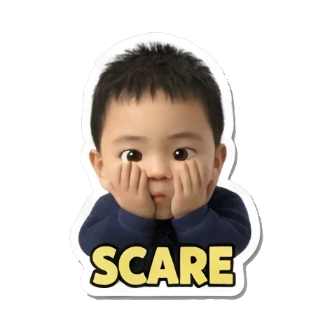 可爱表情包合集 Little Boy's Moods sticker for expressive chats and social replies.