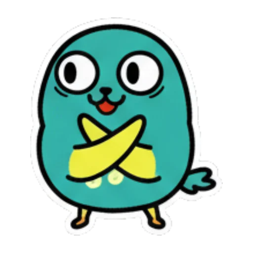 小鸟交叉双臂，表情不耐烦 Cute Bird Emotions sticker for expressive chats and social replies.