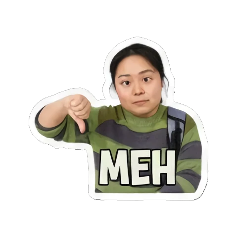 Sticker 5 from AI Sticker Pack, designed for expressive chats, social replies, and everyday reactions.