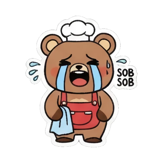 Sticker 13 from AI Sticker Pack, designed for expressive chats, social replies, and everyday reactions.