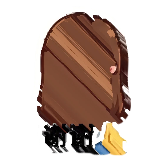 Grateful girl with hands pressed together Sweet Girl Daily Expressions sticker for expressive chats and social replies.