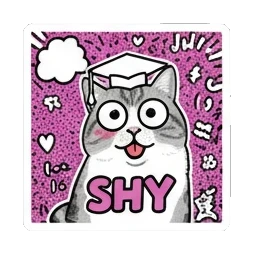 猫咪搞怪POOG Kitty's Meme Reactions sticker for expressive chats and social replies.