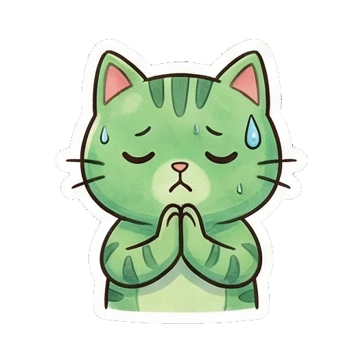 Sticker 5 from AI Sticker Pack, designed for expressive chats, social replies, and everyday reactions.