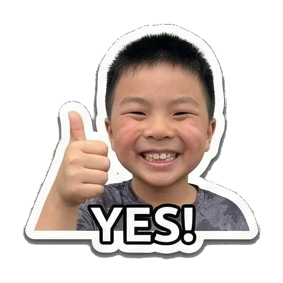 Sticker 1 from AI Sticker Pack, designed for expressive chats, social replies, and everyday reactions.