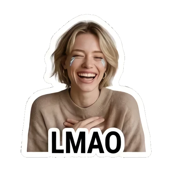 Sticker 11 from AI Sticker Pack, designed for expressive chats, social replies, and everyday reactions.