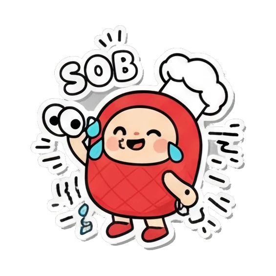Sticker 14 from AI Sticker Pack, designed for expressive chats, social replies, and everyday reactions.