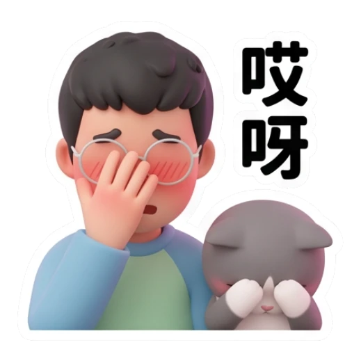 Sticker 16 from Mood Story 829456f4, designed for expressive chats, social replies, and everyday reactions.