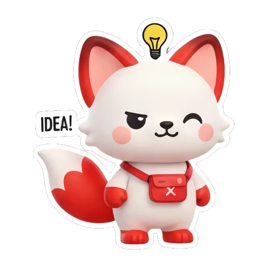狐狸 日常 Red Fox Moods sticker for expressive chats and social replies.