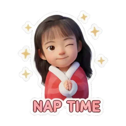 双手合十温暖祈祷 Holiday Girl Adventures sticker for expressive chats and social replies.