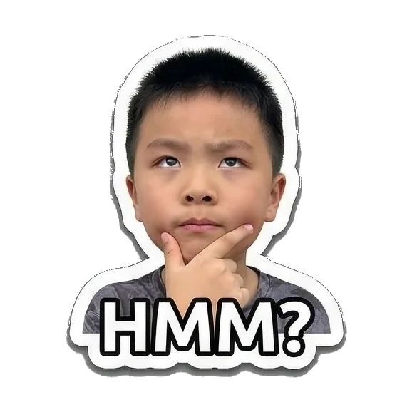 Sticker 6 from AI Sticker Pack, designed for expressive chats, social replies, and everyday reactions.