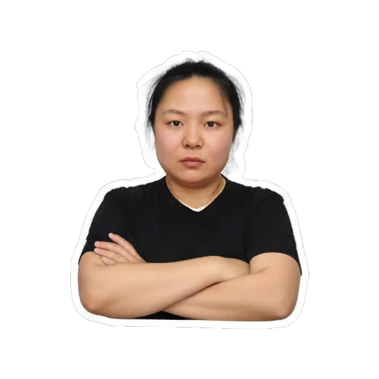 灵光一现思考 Energetic Asian Girl Daily sticker for expressive chats and social replies.